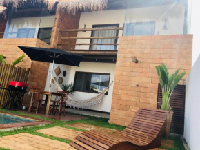 Casa Esmeralda a beira mar em São Miguel dos Milagres